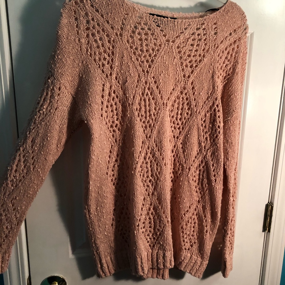 Pink sweater